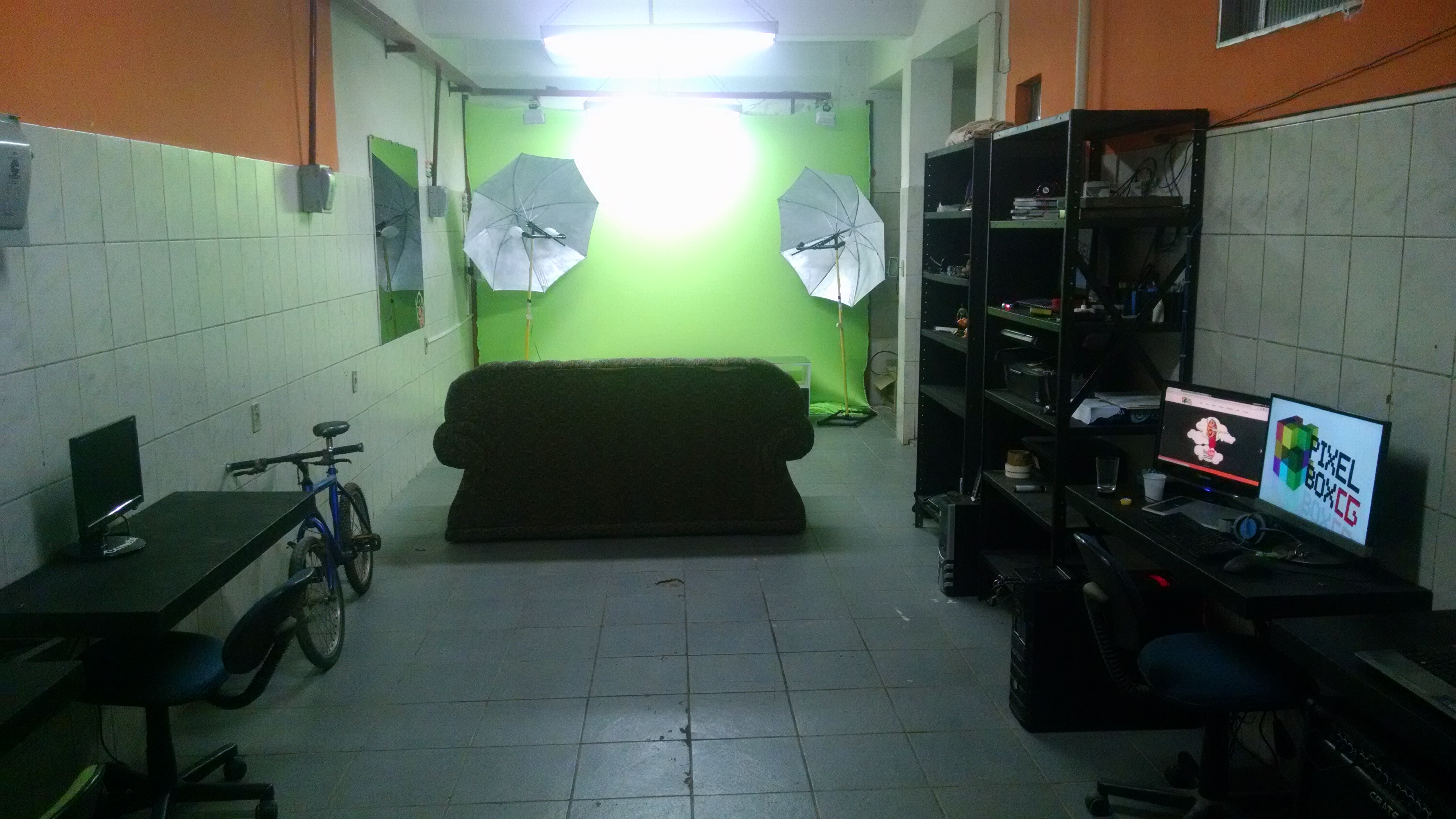 Studio quase finalizado
